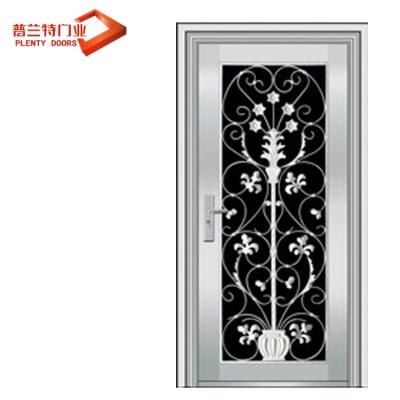 China Modern New Type Design Stainless Steel 201 Entry Doors for sale