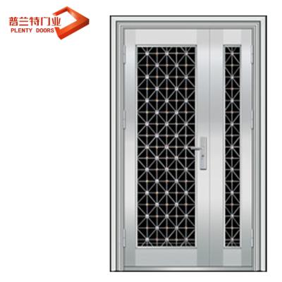 China Industrial Best Price Entry Stainless Steel Grill Door Modern Design for sale