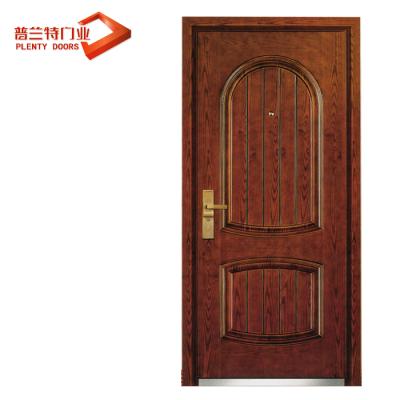 China Stylish Modern Decorative Steel Wooden Armored Door Factory From Turkey for sale