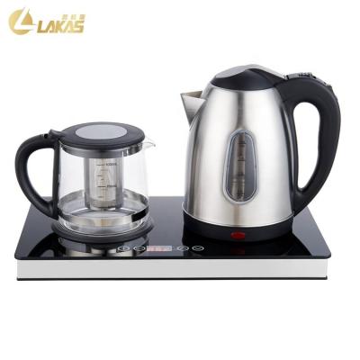 China Household factory custom 1.8L capacity plastic material new with electric injection tabletop tea maker for sale