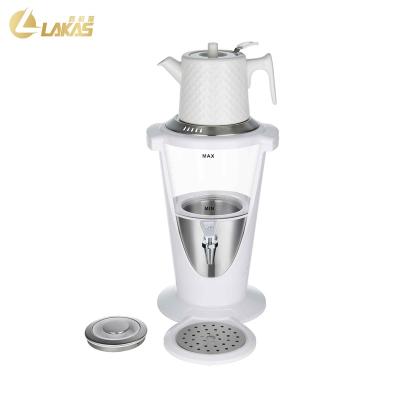 China 360 Degree Rotation Base 220-240V 1500W 3.5L Iran Glass Turkish Russian Samovar Electric Kettle Tea Maker for sale