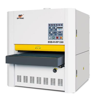 China Furniture Factory BSB-R-RP1300 Calibrating Belt Planer Wide Particle Board Sanding Machine for sale