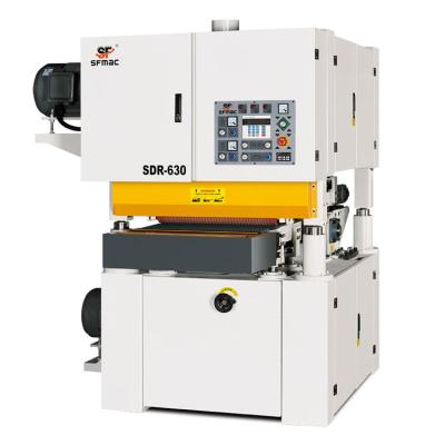 China Furniture Factory SF SDR-630 Double Wood Working MDF Plywood Sanding Machine Qingdao for sale