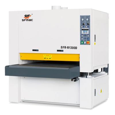 China Equipment Factory SFR-R1300D Shandong Qingdao Wood Floor Roll Equipment UV Coating Line Sander Furniture for sale