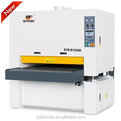 China New Product SFR-R1300D Floor Sanding Production Line UV Primer Sanding Machine for sale