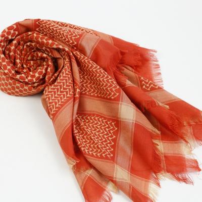 China Factory woven pattern square keffiyeh desert man polyester scarves yashmagh hijab shawl wrap men's scarf windproof muslim shemagh arabic for sale