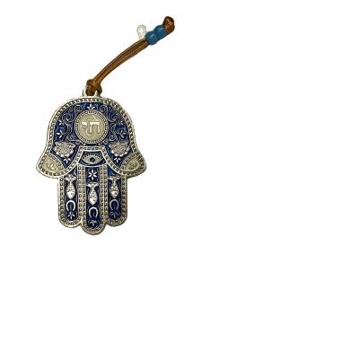 China New Fashion Gold Color Religious Hamsa Hand Fatima Palm Pendant For Women Ornament for sale