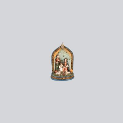 China Wholesale custom made high quality holy catholic holy family Europe resin religious statues for sale for sale