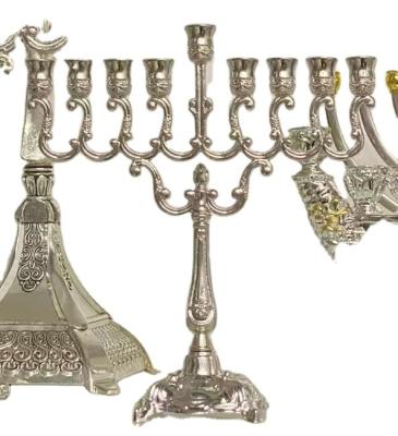 China Wholesale Religious Activities Menorah Seven Branch Candlestick for sale