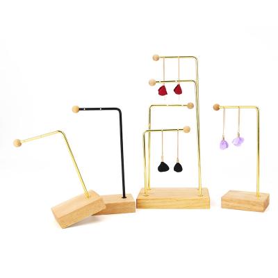 China Portable L Shaped Metal Pendant Display Stand for Jewelry Luxury Show Exhibition for sale