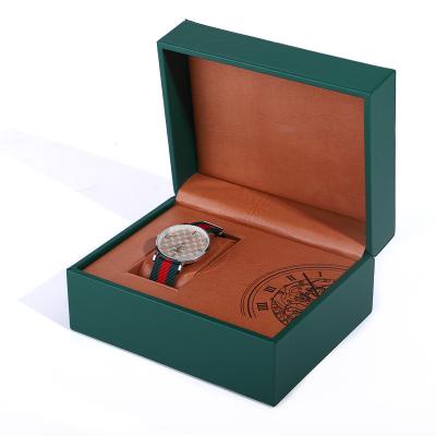 Chine Impression interne accrocheuse de faux cuir de luxe boîte d'emballage de montres pour cadeau à vendre