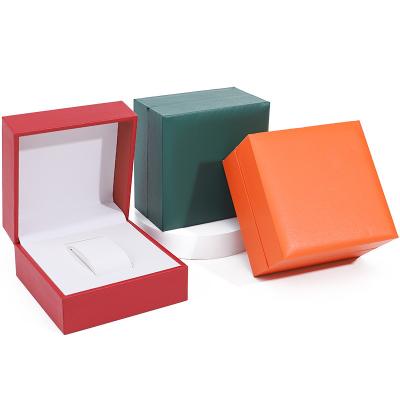 China Sleek Detachable Plastic Watch Box Luxury Storage Case with Soft Velvet Lining for sale