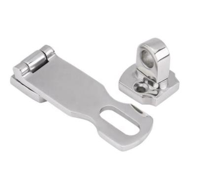 China Boat Hardware Fitting Marine Grade Stainless Steel 316 Cabinet Door Pivot Eye Locking Safety Latch Latch Clasp For Boat Yacht Hardware Accessories for sale