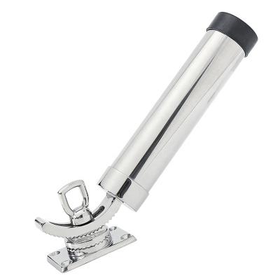 China Adjustable Pontoon Boat Fishing Rod Holder Heavy Duty Stainless Steel 316 Marine Yacht Sea Fishing Rod Holder for sale