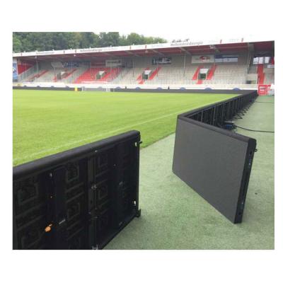 China Outdoor led display led stadium display outdoor led display advertising rental led screen, soccer field fence screen for sale