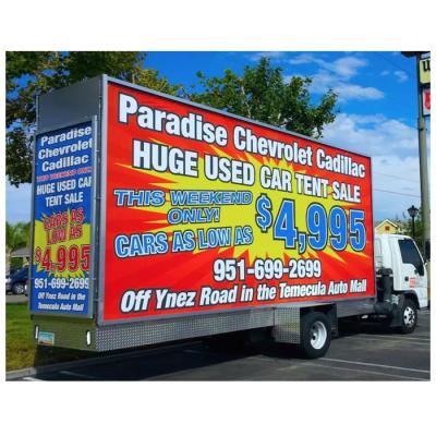 China Outdoor Mobile LED Display LED Billboard Truck Digital Truck Advertising for sale