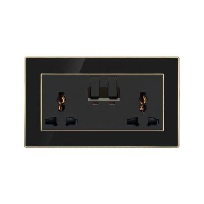 China British Hot Selling Residential/Multi-Purpose Double 13a Hotel Universal Multi-Function Wall Socket 146*86mm For Home Hotel for sale