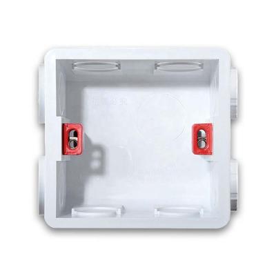 China For Square Socket 86 Wall 86Type Switch And Wall Included Mounting Box Cabinet For Concrete Wall 47MM Depth Of Multiple Frame for sale