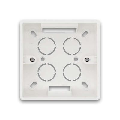 China For Switch and Wall Type 86Type Square Socket 86 Wall Mounted Install Universal Box Box 34MM Depth Surface Install for sale