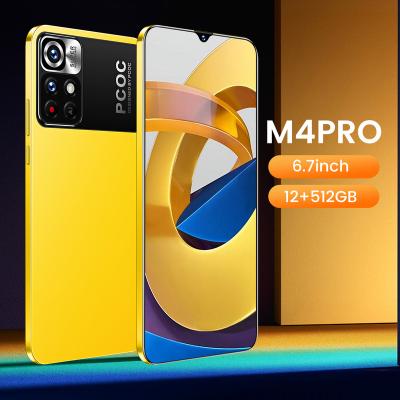 China Original PRO Smartphone 12GB+512GB Standby Time Android Mobile Phone 6.7 Fingerprint PCOC M4 Inch High Definition Face Recognition Long for sale