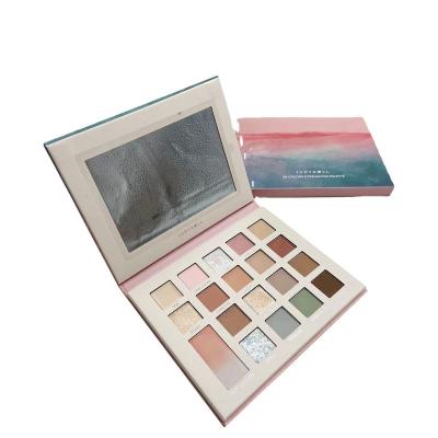 China High Quality Pigmented Private Label Makeup Eyeshadow Silk Custom Eyeshadow Palette Glitter Eyeshadow for sale