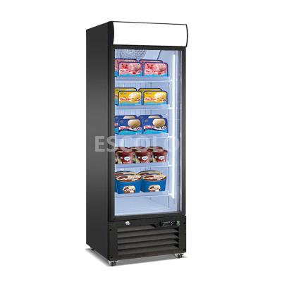 China Energy Efficiency American Style Single Door Commercial Freezer With Low-maintenance Condenser for sale