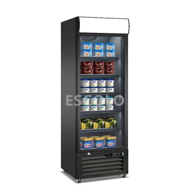 China Energy Efficient Frozen Food Display Freezer Glass Door With LED Light for sale