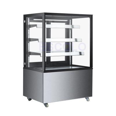 China Single-Temperature Commercial Showcase Cake Cooler Cake Shelves Refrigerator for sale