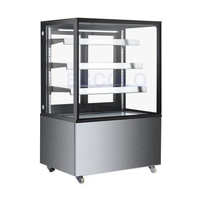 China Commercial Vertical Single-temperature Cake Showcase Refrigerator With CE Certification Refrigerator for sale