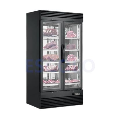 China Single-temperature Commercial Vertical Dry Age 1200L Meat Display Fridge for sale