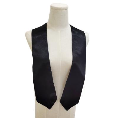 China 2023 Polyester Fashion Black Graduation Stole Honor Stole For Graduation Events for sale