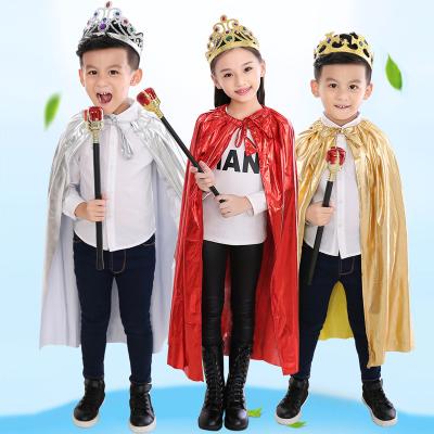 China New Hot Selling Custom Made Princess Girl Cartoon Hero Ice Cap Kids Superheros Cape Halloween Party Cheap Superhero Cape Set for sale