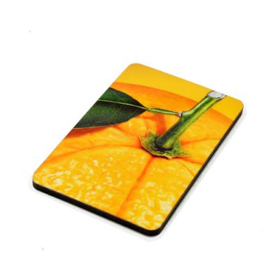 China Shape Customize Blank Hardboard DIY Sublimation MDF Fridge Magnets Rectangle 5.5x8.5cm for sale