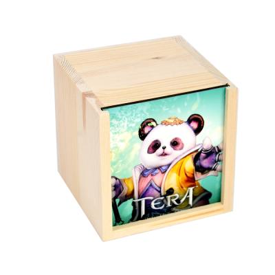 China Wholesale Custom Sublimation Europe Map Wooden Storage Box With HB Insert Jewelry Multifunctional Gift Wooden Storage Box With Cover for sale