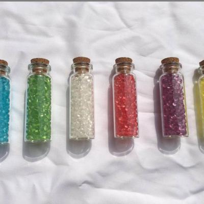 China OEM Colorful Fresh Perfume Tablets Fresh Air Crystals Pellets Plastic Granules For Vacuum Cleaner Air Freshener for sale