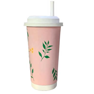 China New FRP Europe Simulation Pearl Milk Tea Cup Internet Celebrity Store Cafe Door Outdoor Carving Ornaments for sale