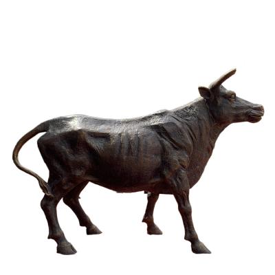 China China Cheap Factory Price Customized Brass Colorful Wall Street Bull Statue for sale