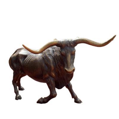 China China Factory Hot Sale Custom Wall Street Bull Decorative Brass Statue for sale