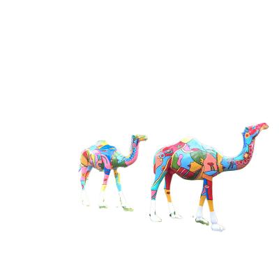 China China Size Quality Customized Home Furnishings Decorative Resin Big Camel Statue for sale