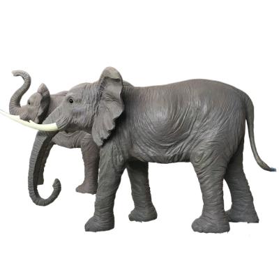 China China Wholesale Price Outdoor Decoration And Furnishings Large Fiberglass Wild Animal Elephant Sculpture for sale