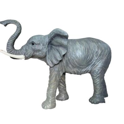 China China Factory Garden Decoration Chinese Furnishings Resin Animal Elephant Statue for sale