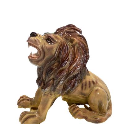 China China Factory Direct Sale Animal Outdoor Resin Lion Statue for sale