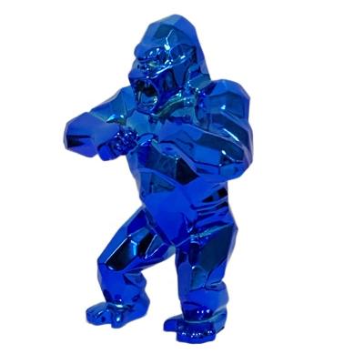 China Cheap China Art Collection Fiberglass Gorilla Statue Manufacturers for sale