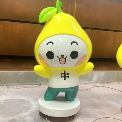 China China Large Resin FRP Fruit Sculpture Fiberglass Cartoon Sculpture Garden Ornaments for sale