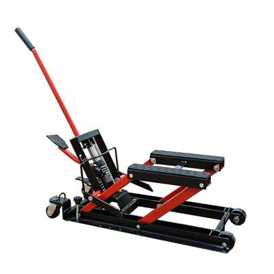 China MAXRED Hydraulic Motorcycle ATV Lift Jack Hoist Stand 1500 lbs 500kg for sale