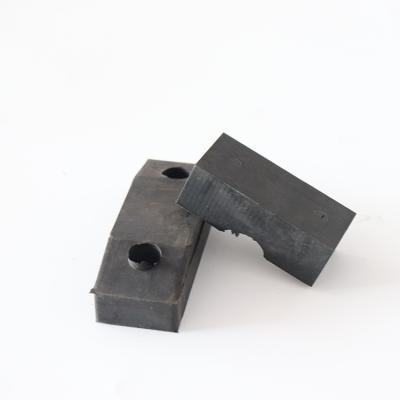 China Various factory selling modern design non-standard solid rubber track blocks for sale