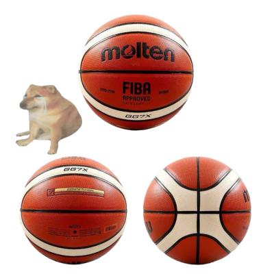 China Official PE GG7X FIBA ​​Size GL7X GG7 Basketball Ball Customize Your Own Size 7 Molten Basketball Size 6 FADE Basketball for sale