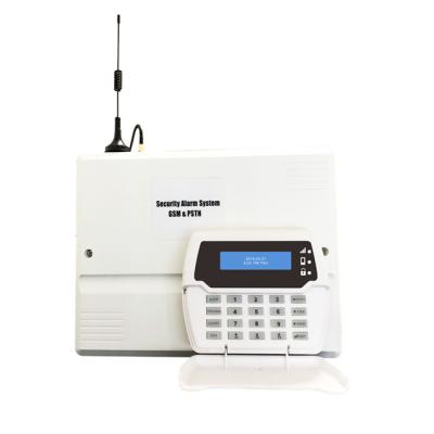 China APP IOS Android GSM and PSTN Smart Alarm 8+16 Alarm Zone Security Alarm System for sale