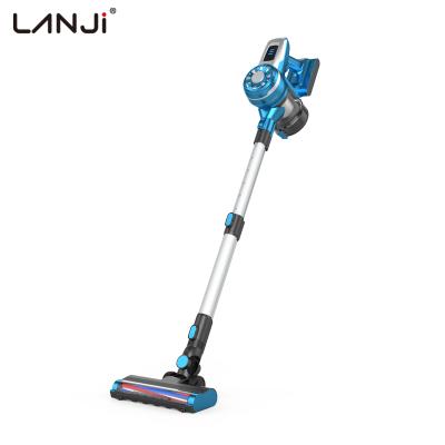 China LANJI LJ-W10 Hotel DC 150W OEM Powerful Stick Cordless Handheld House Vacuum Cleaner for sale