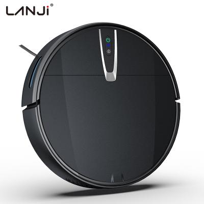 China Mini 2000pa Aspiradora Wifi Pet Hair Carpet Household LANJI Floor Robot Smart Quiet Vacuum Cleaner Tough App Control for sale